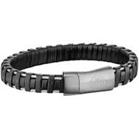 Bracciale Police Uomo Spiral in Pelle S14AJM01B - S14AJM01B